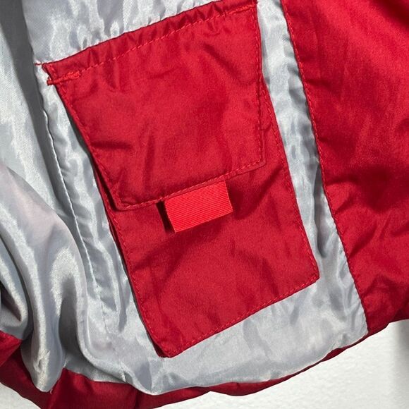 Mackintosh new england women's red puffer coat down feathers size small - Picture 10 of 14